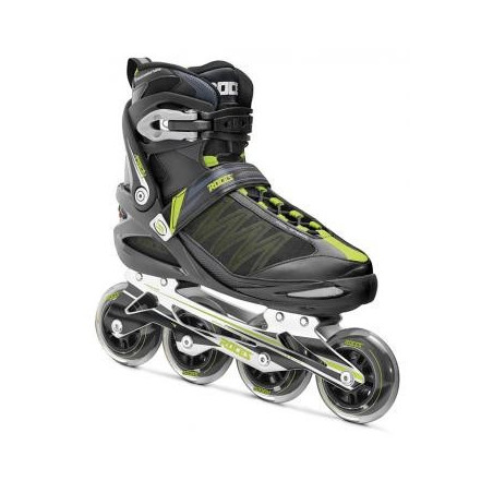 4) ROLLER ARGON NOIR/VERT ACIDE