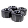 1)KIT 4 ROUES QUAD 58X32MM 80A NOIR