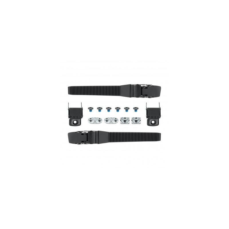 FR - FK2 METAL TOP BUCKLES (MALE + FEMALE) BLACK - PAIR