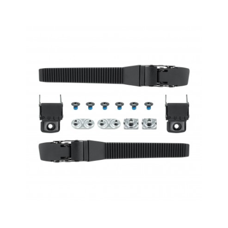 FR - FK2 METAL TOP BUCKLES (MALE + FEMALE) BLACK - PAIR