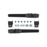 FR - FK2 METAL TOP BUCKLES (MALE + FEMALE) BLACK - PAIR