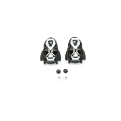 SPIDER BUCKLE x2 + SCREWS - SILVER