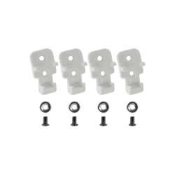 JUNIOR STRAP BUCKLE PAD WHITE X4