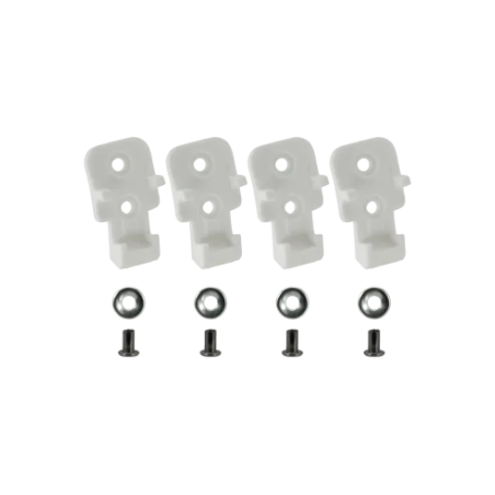 JUNIOR STRAP BUCKLE PAD WHITE X4