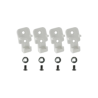 JUNIOR STRAP BUCKLE PAD WHITE X4